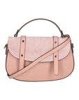 Genziana Borsa a mano da donna Vera pelle 05993-L105 ROSA + 14 ROSA Chiara Ferretti