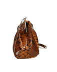 Quintilla Borsa a mano da donna Vera pelle 01745-031 CUOIO SCURO Chiara Ferretti