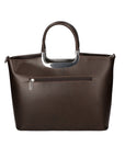 Francesca Borsa a mano da donna 100% pelle 9133-TMORO DARK BROWN Chiara Ferretti