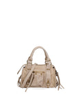 Erisia Borsa a spalla da donna Vera pelle 06091-004 TAUPE Chiara Ferretti
