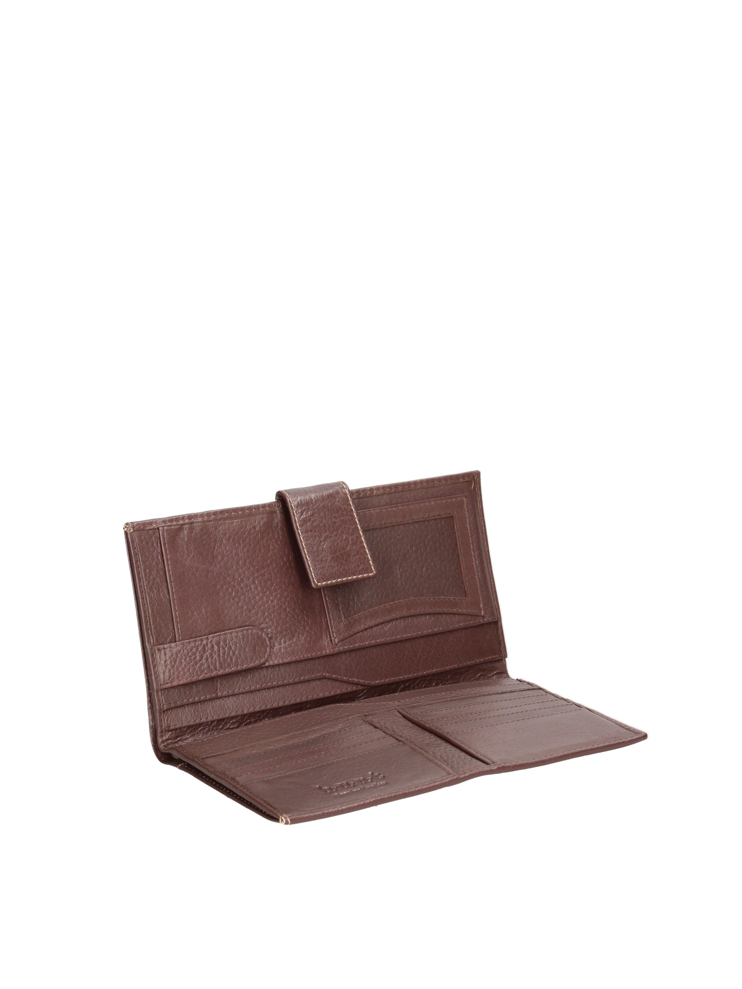 Aethel T000691-CASTAGNA Portafoglio unisex in vera pelle Chiara Ferretti