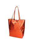 Genny Damen-Schultertasche aus echtem Leder, hergestellt in Italien, 36 x 40 x 11 cm