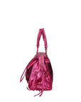 Novara Borsa a spalla da donna Vera pelle 06090 LM-L023 FUXIA Chiara Ferretti