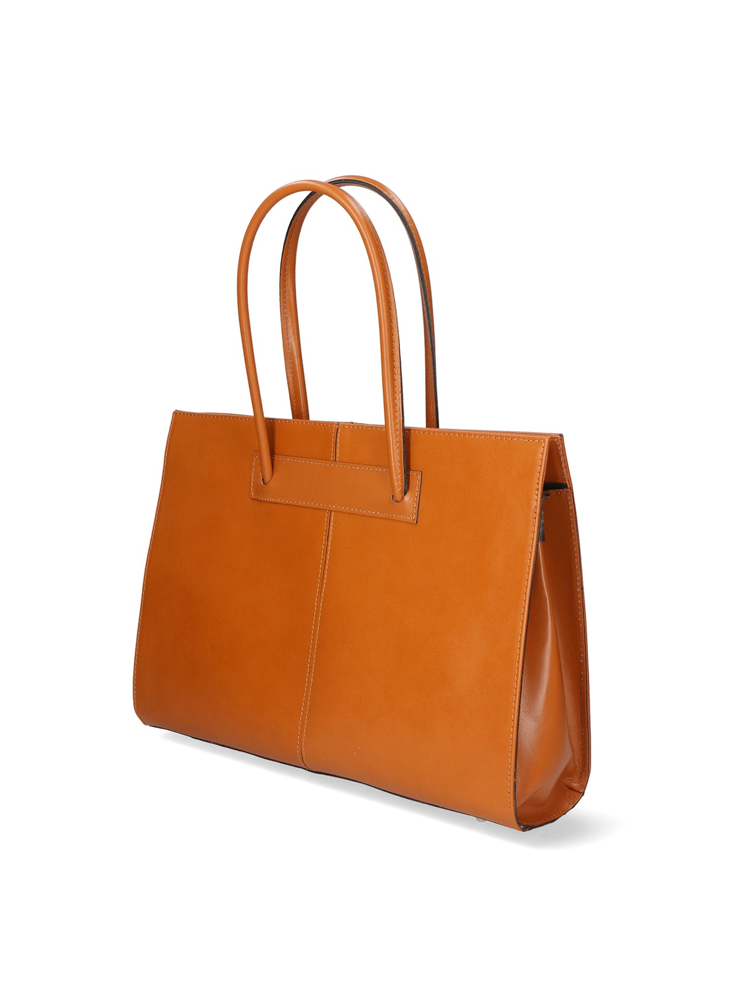 Eugenia Borsa a mano da donna 100% pelle 9008-CUOIO Chiara Ferretti
