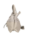 Firenze Borsa a mano da donna Vera pelle 01838-D86 GRIGIO PERLA PEARL GREY Chiara Ferretti