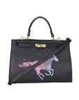 Nina Borsa a mano da donna 100% pelle 04263-D26 BLU SCURO DARK BLUE Chiara Ferretti