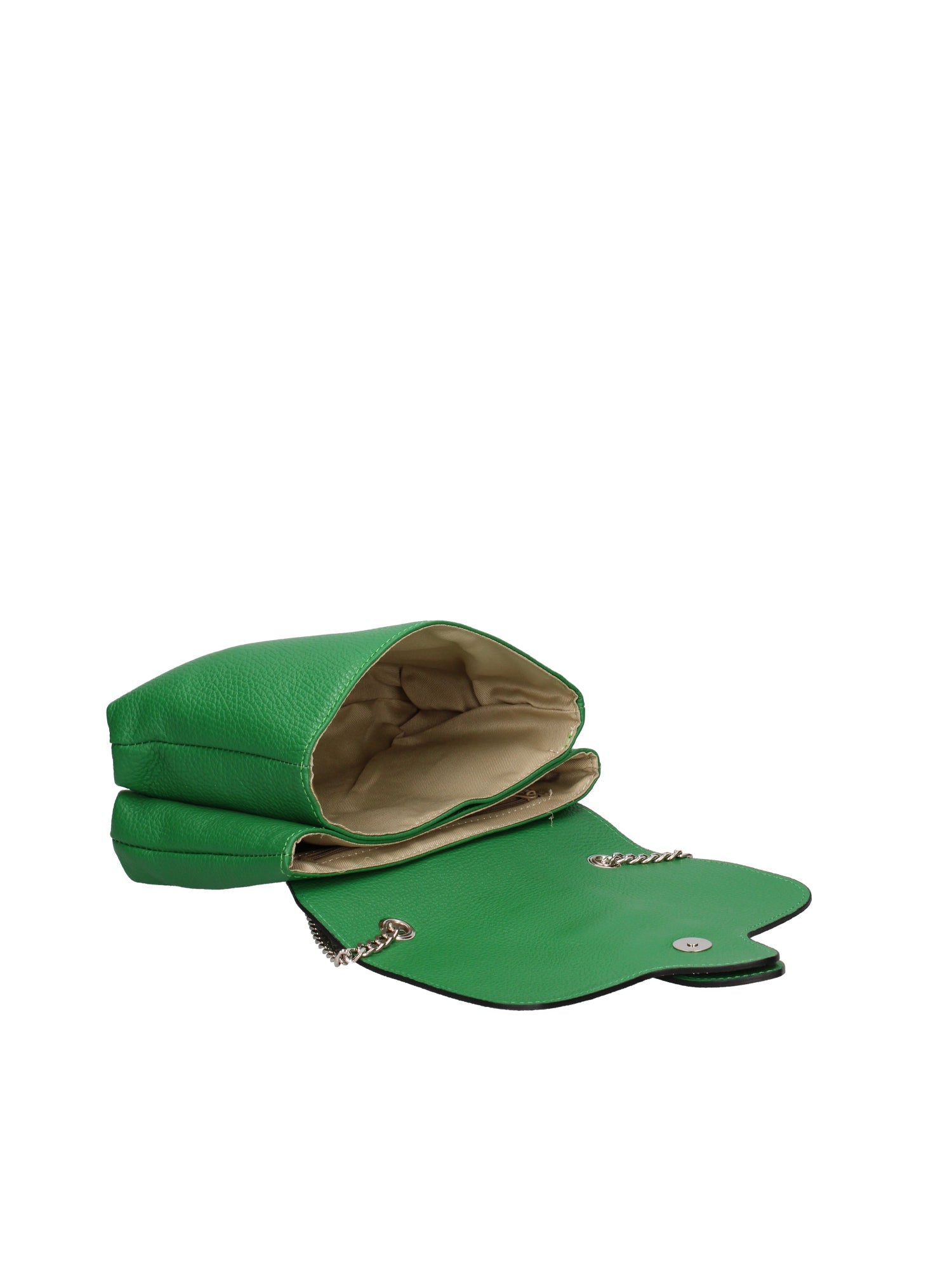 Caelia Borsa a tracolla da donna Vera pelle 194942-VERDE+VERDE Chiara Ferretti