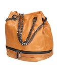 Cora Borsa a spalla da donna Vera pelle 1131-CUOIO Chiara Ferretti