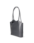 Fabiola Borsa a spalla da donna 100% pelle 9039-GRIGIO GREY Chiara Ferretti