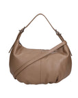 Licia Borsa a spalla da donna Vera pelle 06512-TAUPE Chiara Ferretti