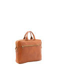 Borsa a mano unisex in vera pelle Made in Italy 4317-MIELE Alessia Firenze