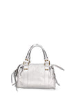 Solara Borsa a spalla da donna Vera pelle 06091 LM-L001 ARGENTO Chiara Ferretti