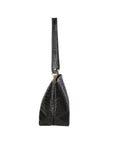 Lorelei Borsa a spalla da donna Vera pelle croco 06498-019 NERO Chiara Ferretti