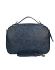 Vera Pelle 6542-BLU BLUE Borsa a mano unisex Modello Avelon Chiara Ferretti