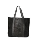 Edith Borsa Shopper da donna Vera pelle 80043-019 NERO Chiara Ferretti