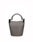 Seraphina Plus Borsa a secchiello da donna Vera pelle 6549-GRIGIO Chiara Ferretti