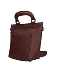 Luciana Borsa a mano da donna Vera pelle 02209-D54 BORDO SCURO DARK BORDEAUX Chiara Ferretti