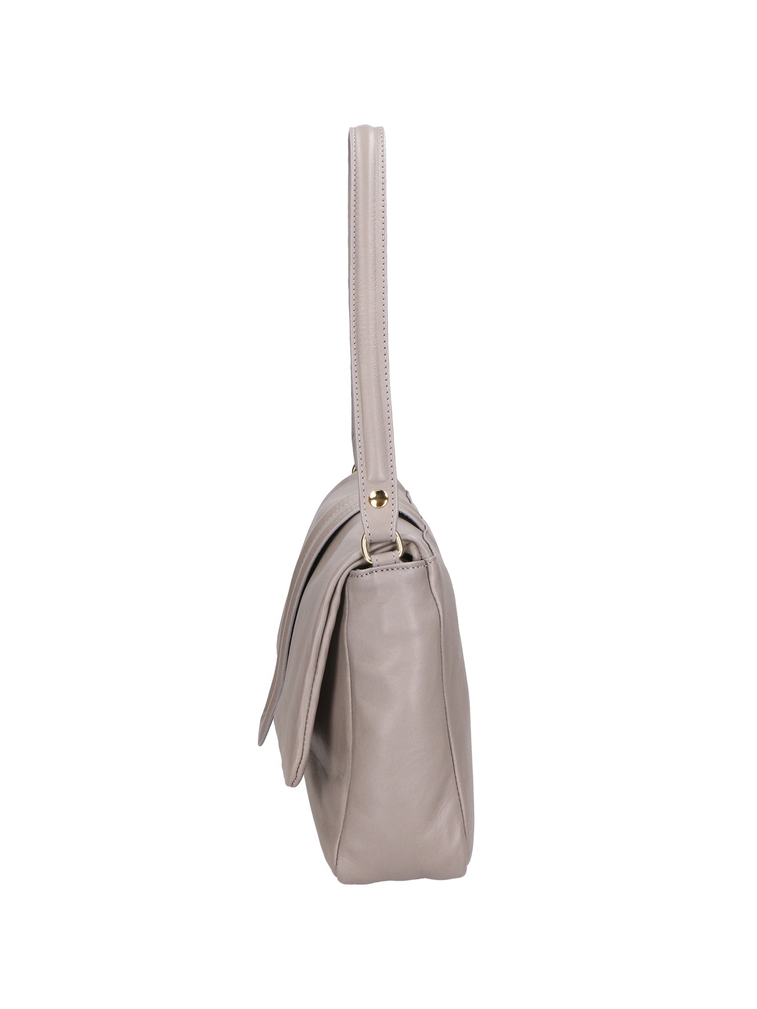 Jasmine Borsa a spalla da donna Vera pelle 06496-S77 GRIGIO PERLA Chiara Ferretti