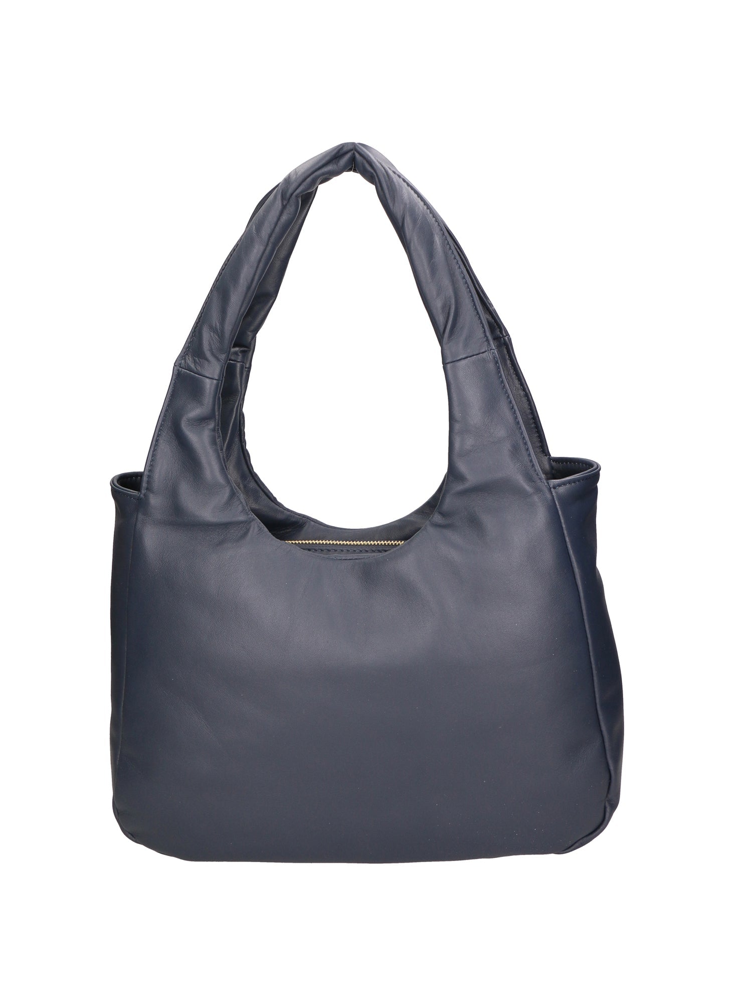 Wendy Borsa a spalla da donna Vera pelle 06502-S24 BLU JEANS Chiara Ferretti
