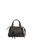Solara Borsa a spalla da donna Vera pelle 06091 LM-L022 NERO Chiara Ferretti