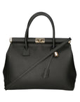 Aleria Borsa a mano da donna Vera pelle 8005-D28 NERO Chiara Ferretti
