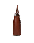Francesca Borsa a mano da donna 100% pelle 9133-MARRONE BROWN Chiara Ferretti