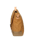Minerva Borsa a mano unisex Canvas e pelle ZG3011-CUOIO COGNAC Chiara Ferretti