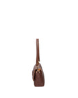 Wally Borsa a spalla da donna Vera pelle 06869-D223 cioccolato Chiara Ferretti