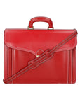 Nevio Men's Genuine Leather Work Bag Made in Italy 29x39x14 cm
