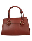 Fiona Borsa a mano da donna 100% pelle 9112-MARRONE BROWN Chiara Ferretti