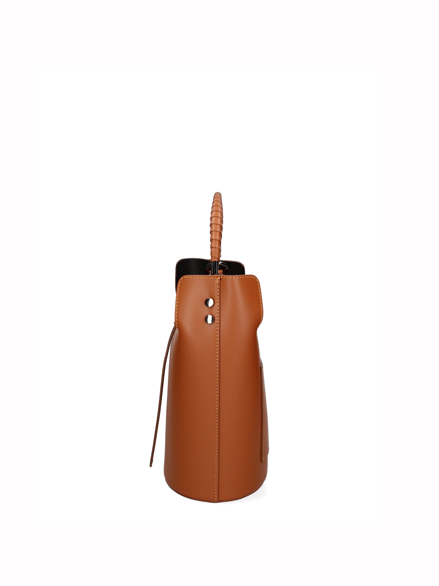 Seraphina Plus Borsa a secchiello da donna Vera pelle 6549-CUOIO Chiara Ferretti