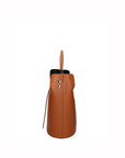 Seraphina Plus Borsa a secchiello da donna Vera pelle 6549-CUOIO Chiara Ferretti