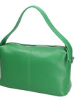 Damenhandtasche aus echtem Leder, hergestellt in Italien, 29 x 23 x 17 cm