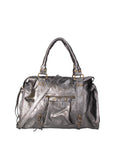 Novara Borsa a spalla da donna Vera pelle 06090 LM-L020 FERRO Chiara Ferretti