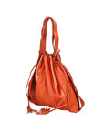 Oceania Borsa a spalla da donna Vera pelle 580041-ARANCIO ORANGE Chiara Ferretti