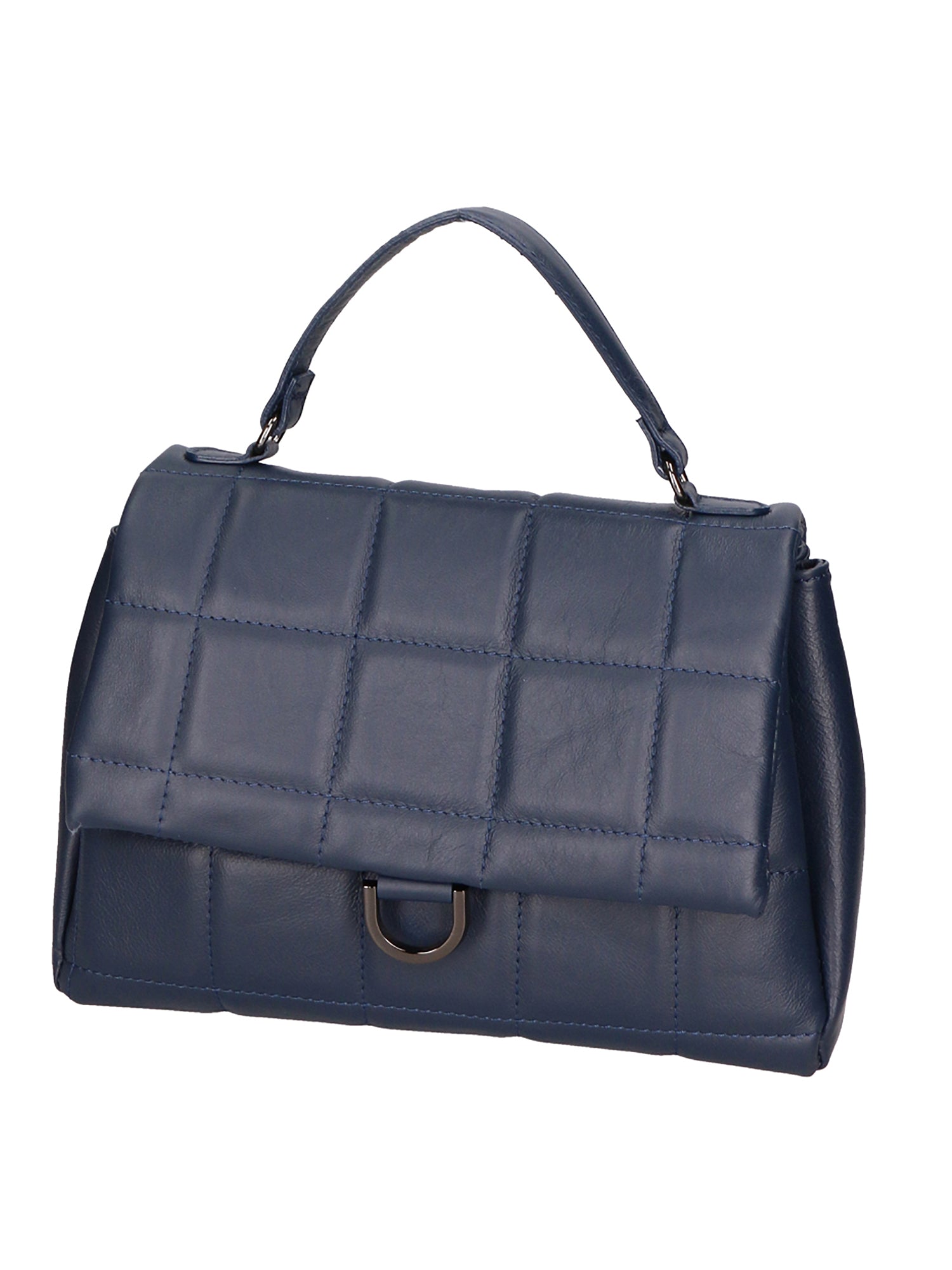 Viola Borsa a mano da donna Vera Pelle 06862-S24 BLU JEANS Chiara Ferretti