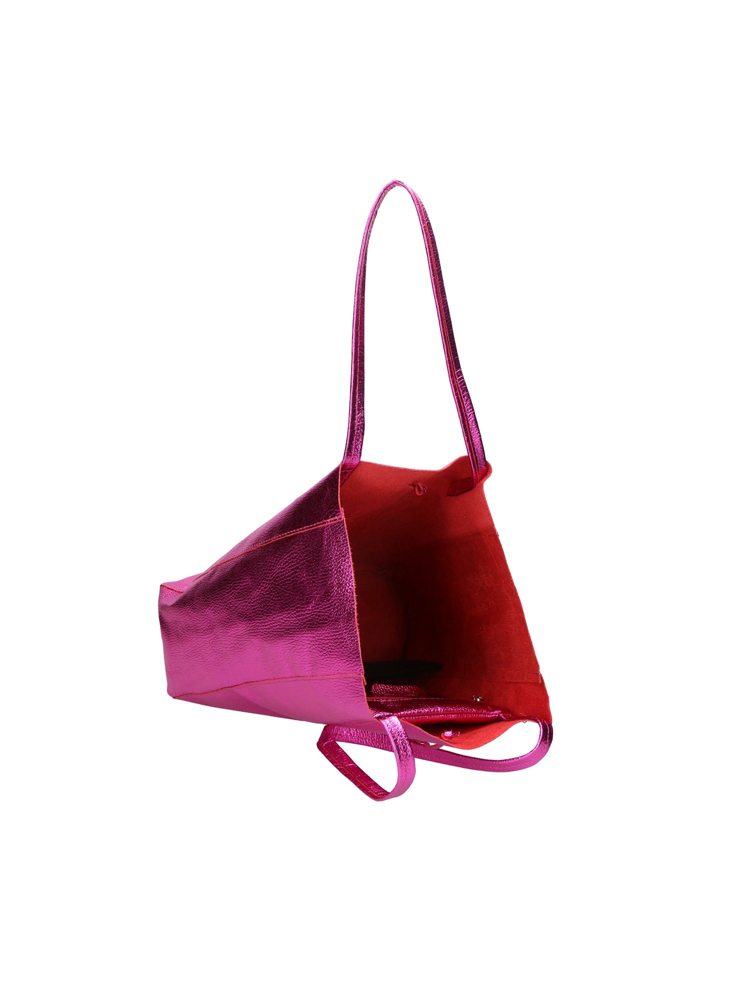 Iride Borsa a mano da donna 100% pelle 05921-DL66 FUXIA Chiara Ferretti