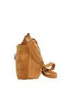 Embera Elite Borsa a tracolla donna Vera pelle scamosciata 8650-CUOIO Chiara Ferretti