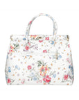 Cecilia Borsa a mano da donna Vera pelle 2096-BIANCO Chiara Ferretti