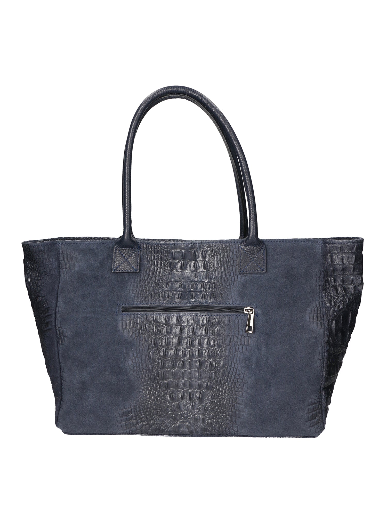 Dorothea Borsa Shopper da donna Vera pelle 80042-012 BLU JEANS Chiara Ferretti