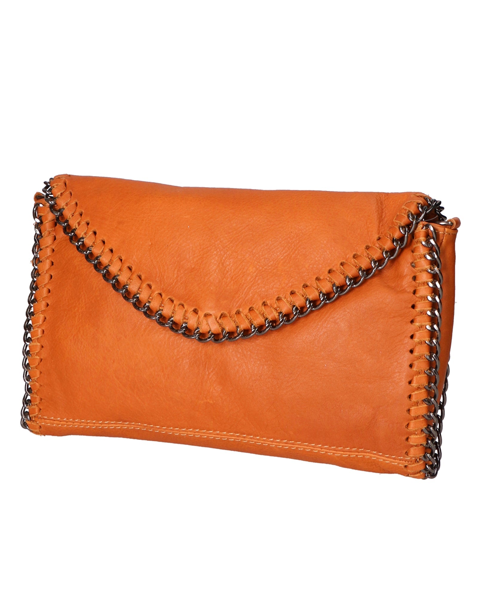 Liora 1330-CUOIO Pochette donna vera pelle Chiara Ferretti