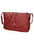 Veronica Borsa a spalla da donna Vera pelle 06519-D10 ROSSO SCURO Chiara Ferretti