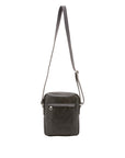 Borsa a tracolla uomo vera pelle Made in Italy 4313-NERO Alessia Firenze