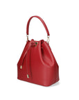 Erina Borsa a mano da donna Vera pelle 8073-L130 ROSSO SCURO Chiara Ferretti