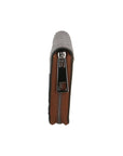 Nohemi Portafoglio donna vera pelle Zip 524072-T.MORO DARK BROWN Chiara Ferretti