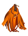 Oxsana Borsa a spalla da donna Neoprene 1311-ARANCIO ORANGE Chiara Ferretti