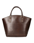 Evelyn Borsa a mano da donna 100% pelle 9027-TMORO DARK BROWN Chiara Ferretti