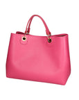 Azurite Borsa a mano da donna 100% pelle 06105-D282 CARMINE Chiara Ferretti