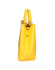 Azurite Borsa a mano da donna 100% pelle 06105-D64 GIALLO YELLOW Chiara Ferretti