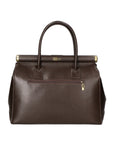 Federica Borsa a mano da donna Vera pelle 9106-TMORO DARK BROWN Chiara Ferretti